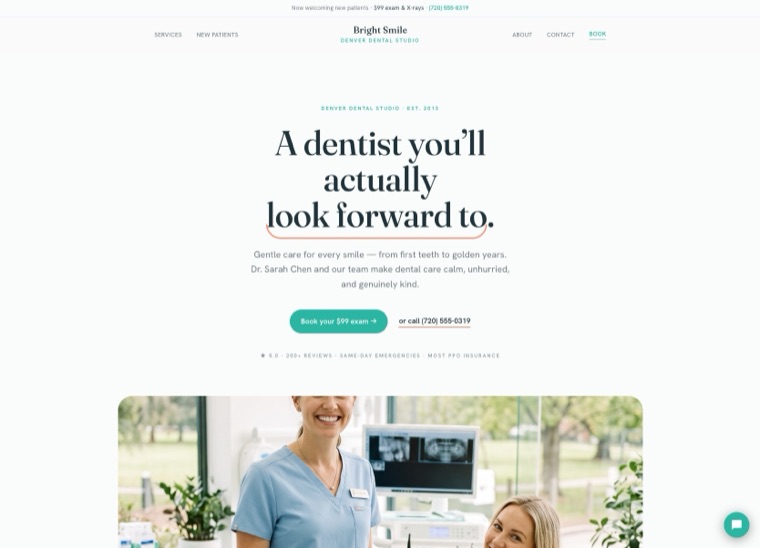 Bright Smile demo site
