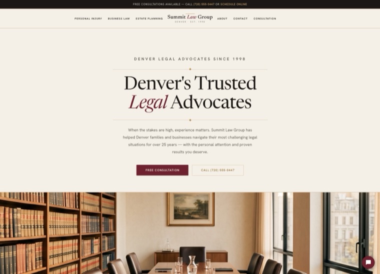Summit Law demo site